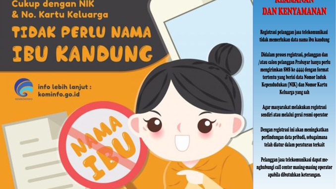 Kominfo Mengharuskan Registrasi Kartu SIM Seluler Lama Maupun Baru